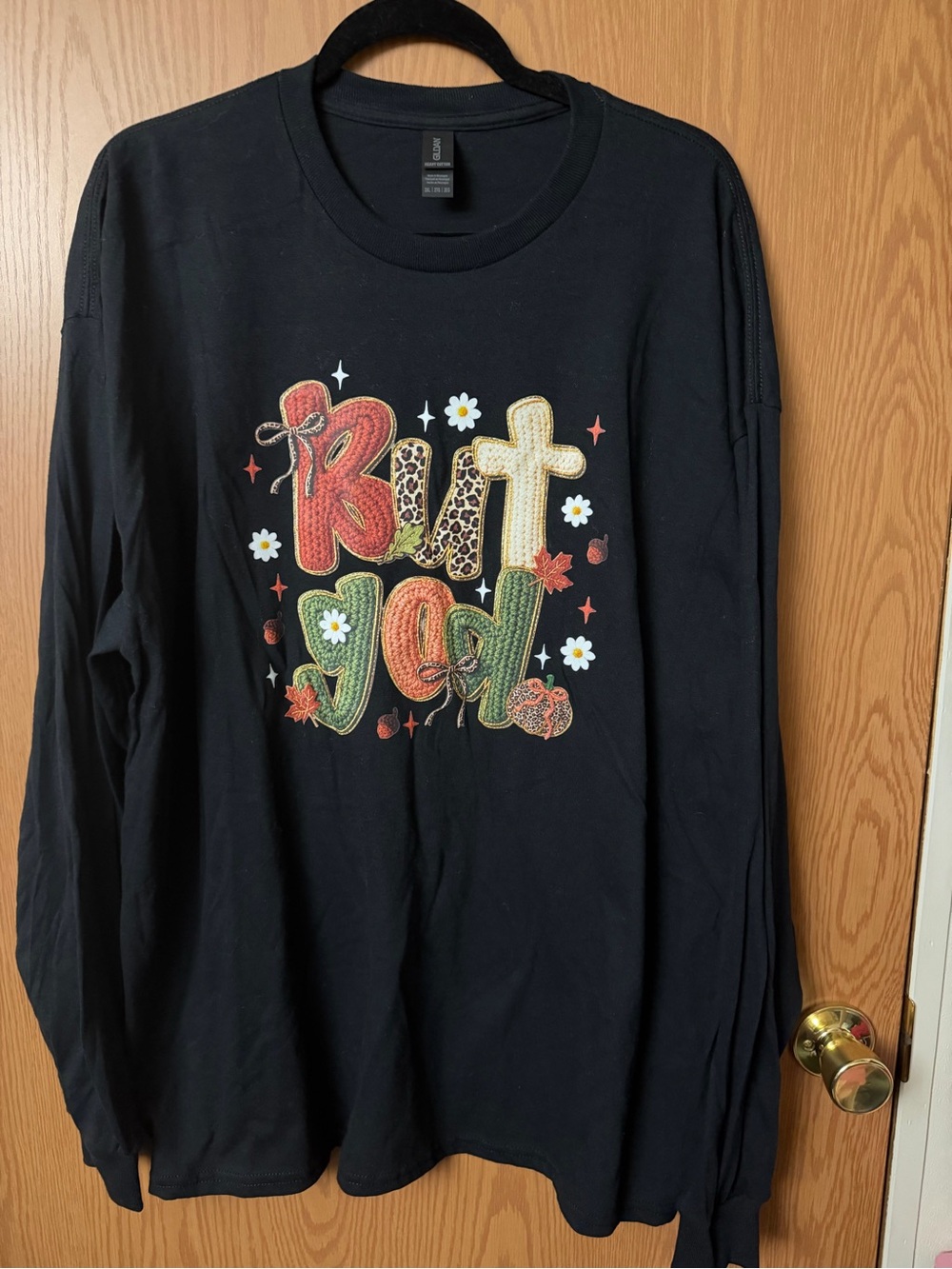 Black 'But Good' Graphic Long-Sleeve Tee - 2XL